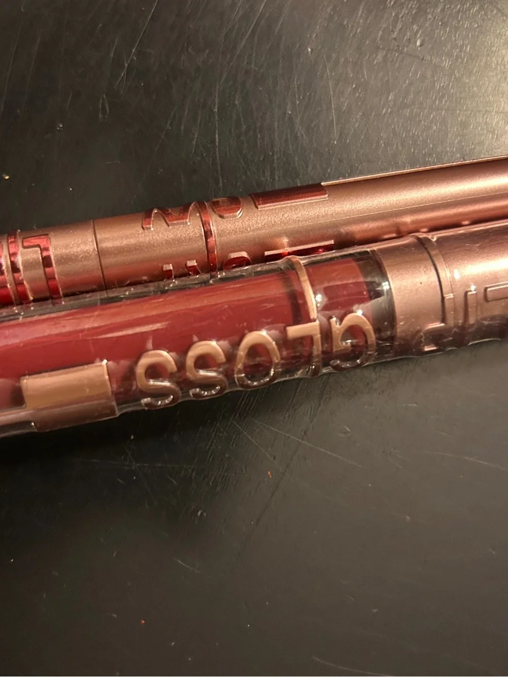 Neutral Rose Lip Gloss & Liner Set - Brand Unspecified